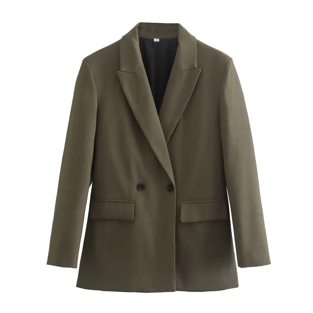 Stilla | Klassisk Dame Blazer Med Dobbelt Knapliste