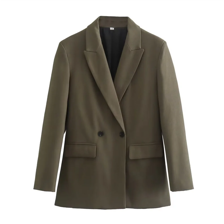 Stilla | Klassisk Dame Blazer Med Dobbelt Knapliste