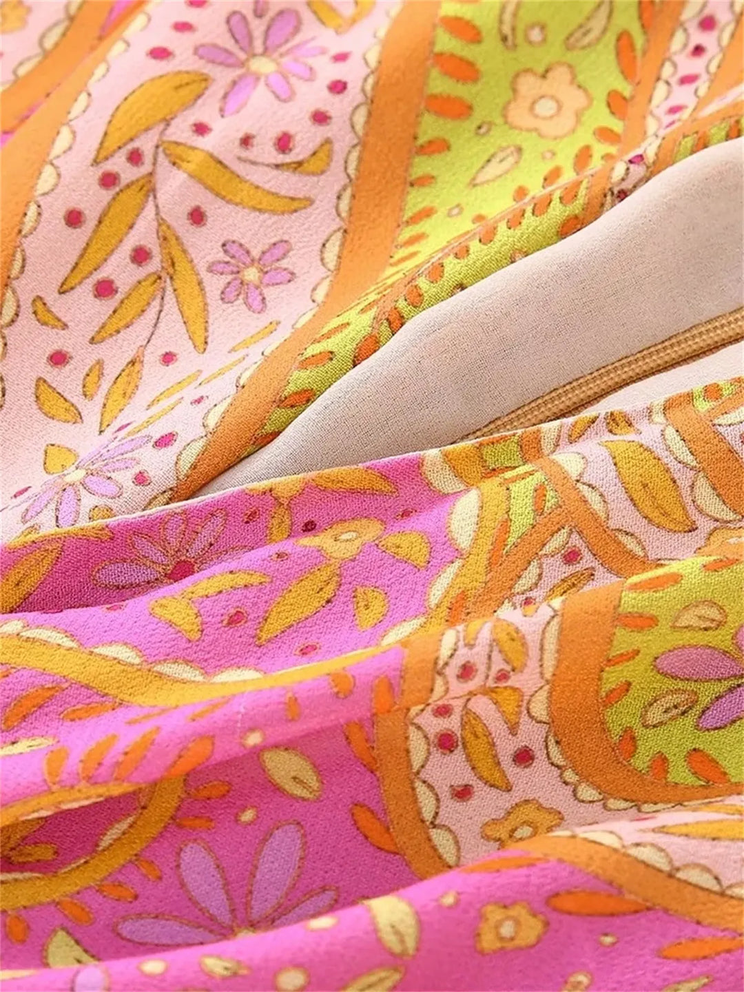 Stilla | Paisley Skater Stil Udskaaret Kjole
