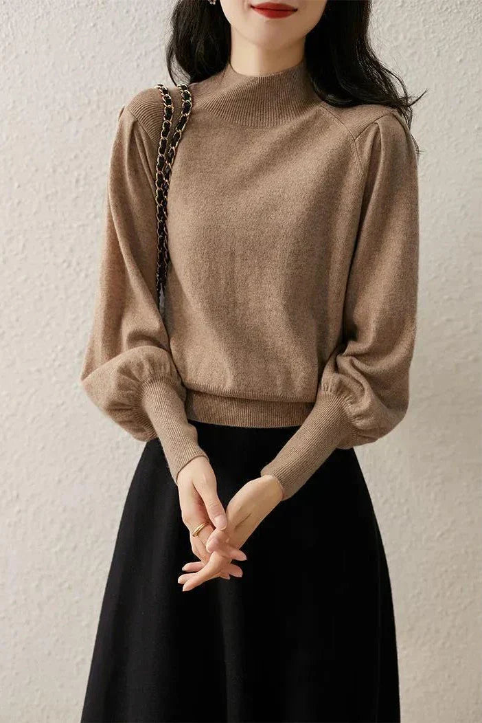 Stilla | Elegant Striktop Med Puffærmer