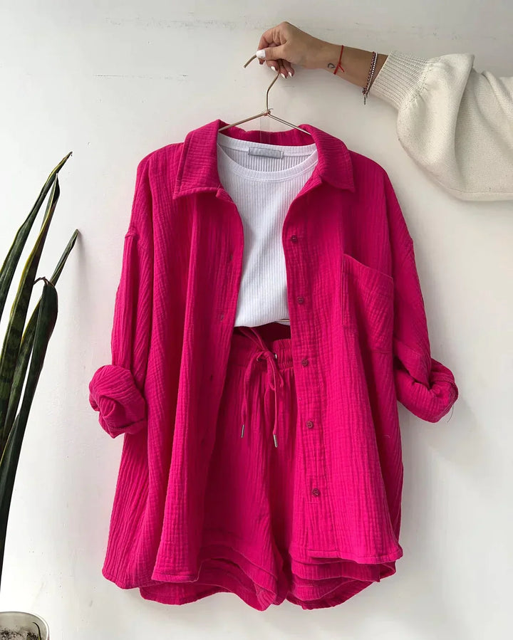 Stilla | To-delt Sæt Med Plissé