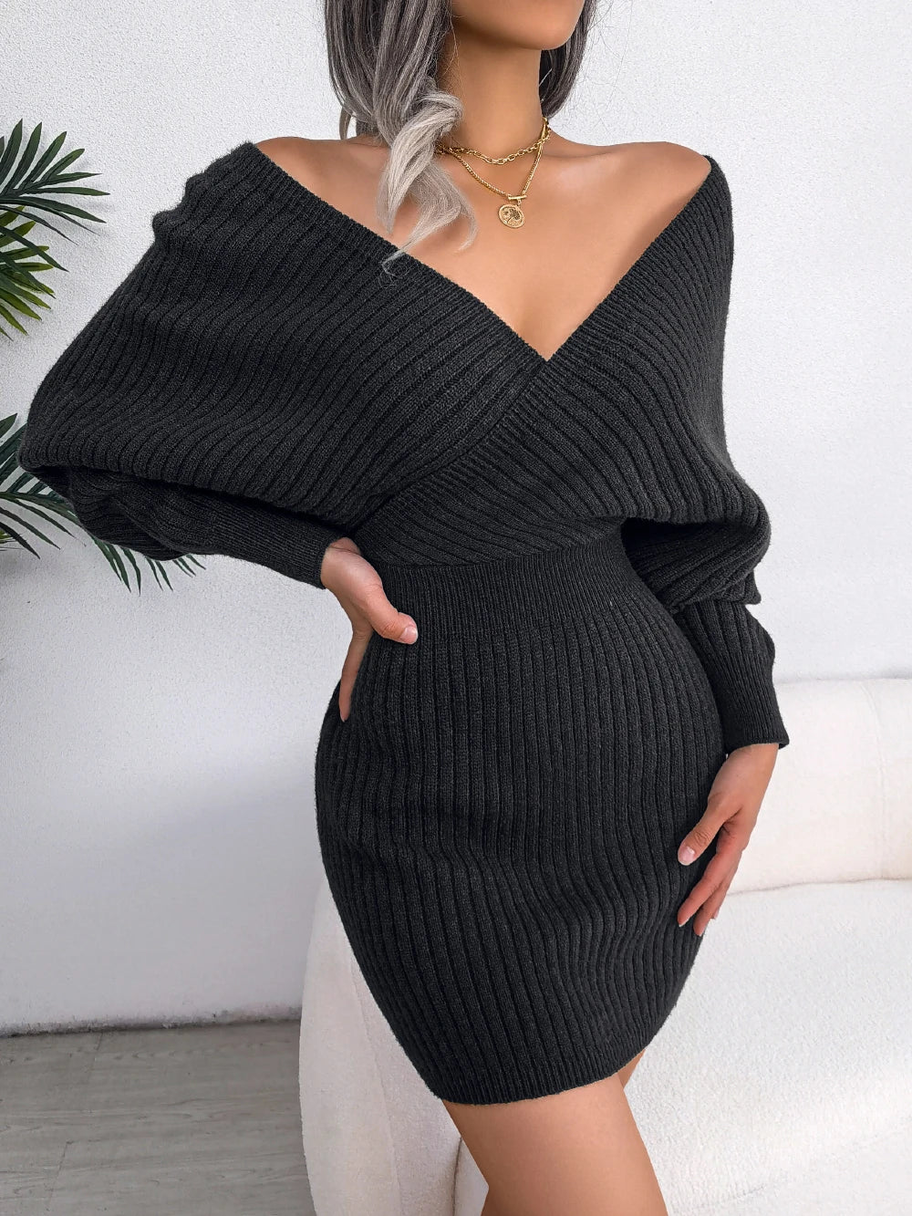 Stilla | Bodycon Pulloverkjoler