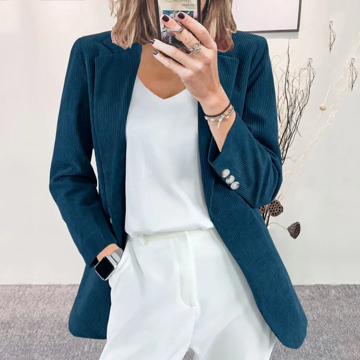 Stilla | Jakke Dame I Cardigan Stil Af Bomuldsfløjl