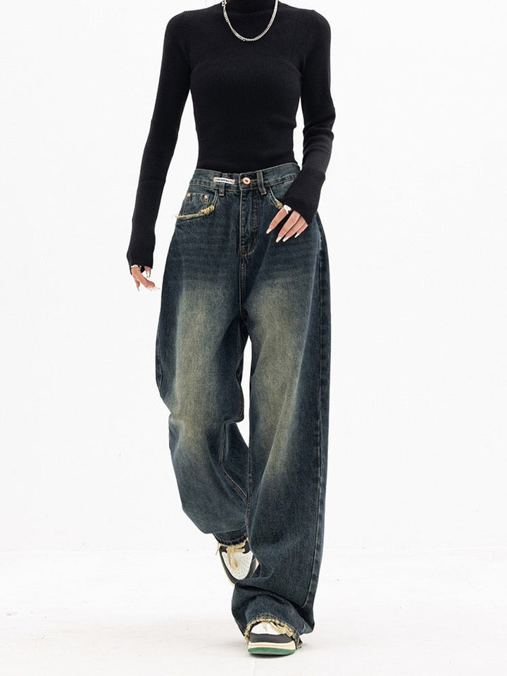 Stilla | Kvinders Vintage Baggy Jeans