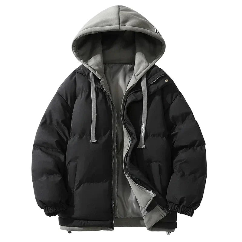 Stilla | Vinter Dunjakke med Hætte - Modetrendy Streetwear-Puffer til Hverdag & Udendørs