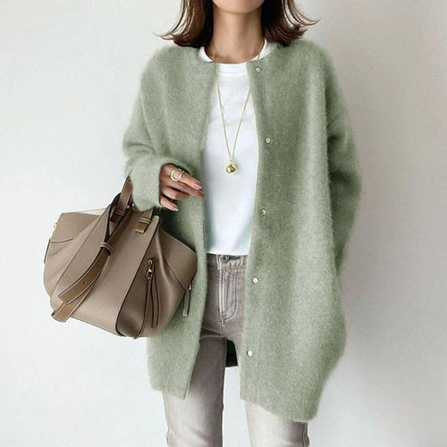 Stilla | strikket cardigan med knaplukning foran