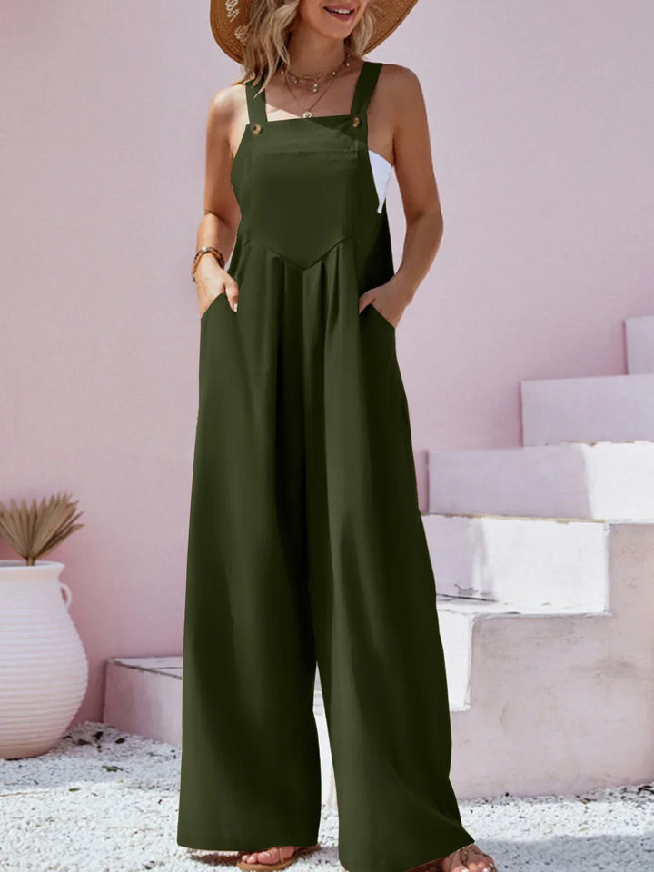 Stilla | Jumpsuit med Bred Ben Stil