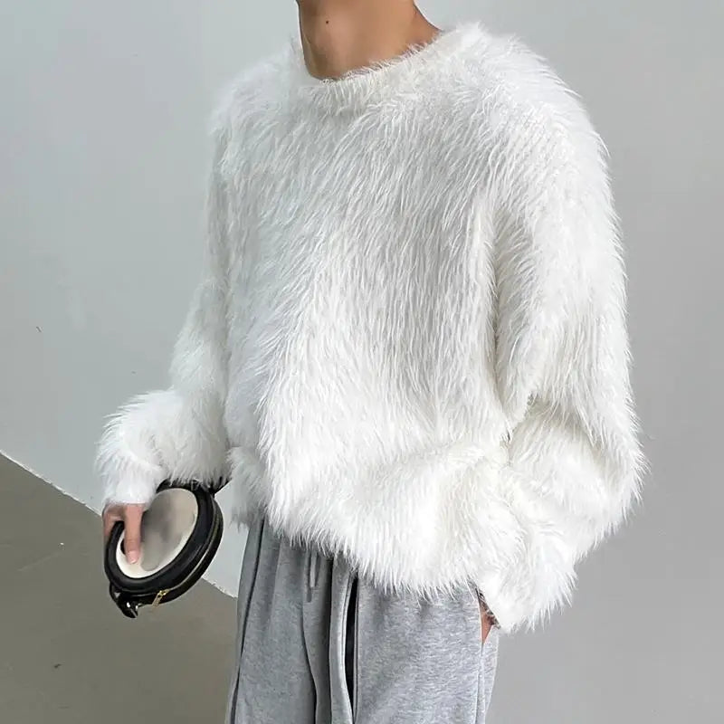 Stilla | Luksus Lange Ærmer Ensfarvet Sweater