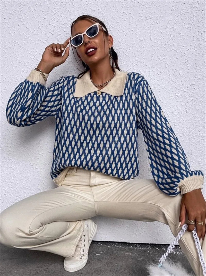 Stilla | Oversized Strikpullover til Damer