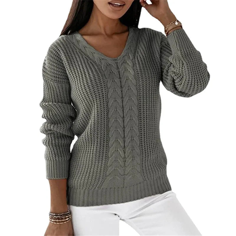 Stilla | Vintage V-udskæring Pullover