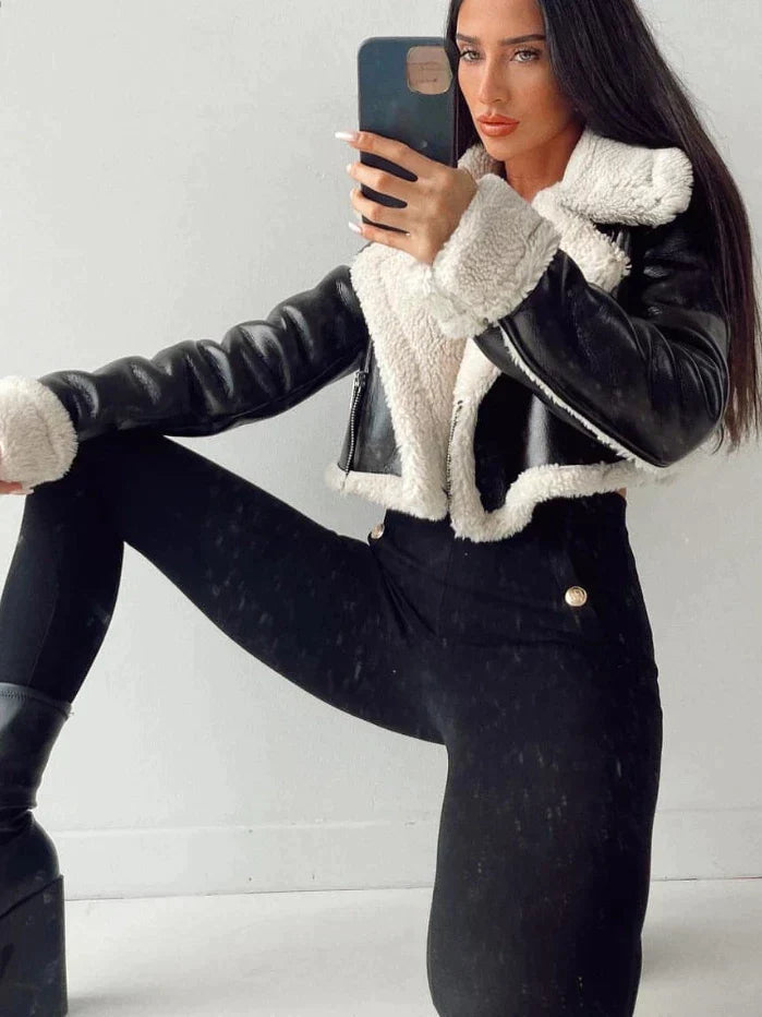 Stilla | robust fleeceforet kort jakke