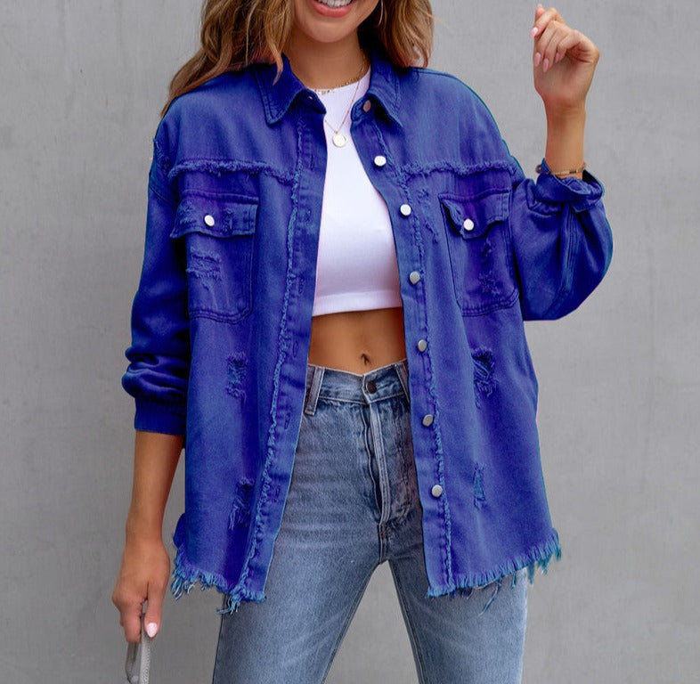 Stilla | Denim Jeansjakke Elegant