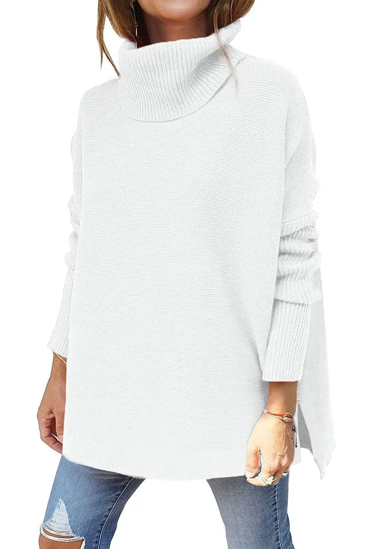 Stilla | Strikpullover Med Ståkrave