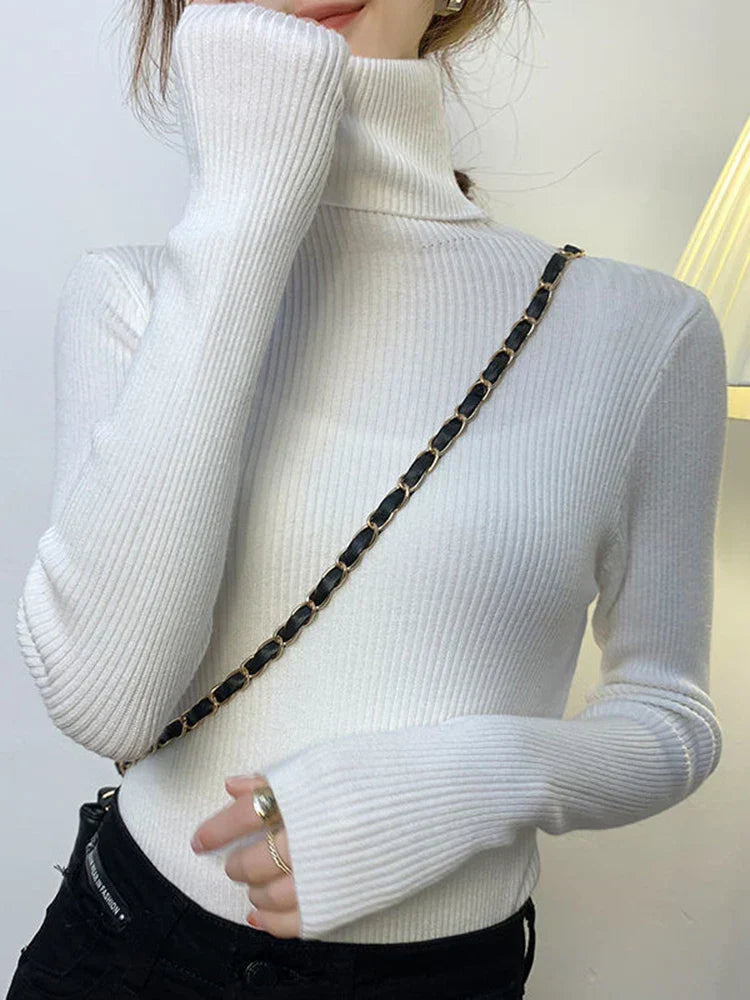 Stilla | Margareta Rullekrave-strikpullover