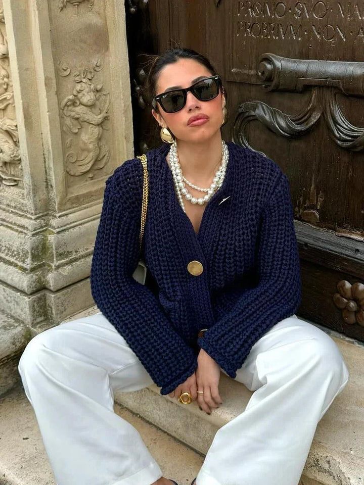 Stilla | Kort Sporty Cardigan Til Damer
