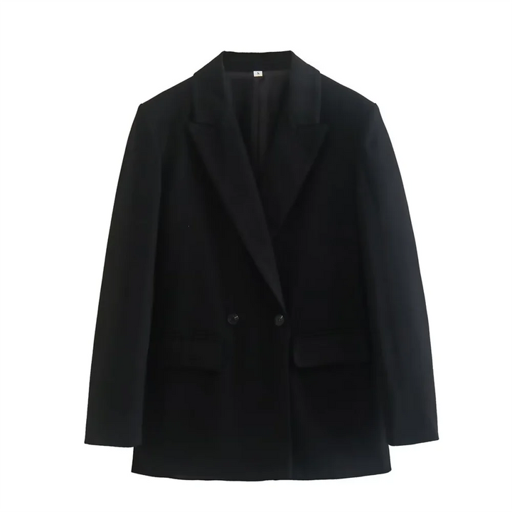 Stilla | Klassisk Dame Blazer Med Dobbelt Knapliste