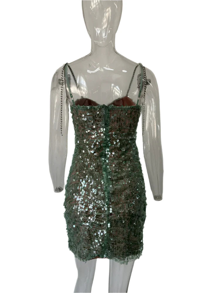 Stilla | Pynte Grøn Bustier Kjole