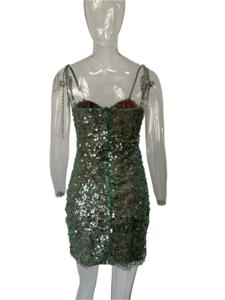 Stilla | Pynte Grøn Bustier Kjole