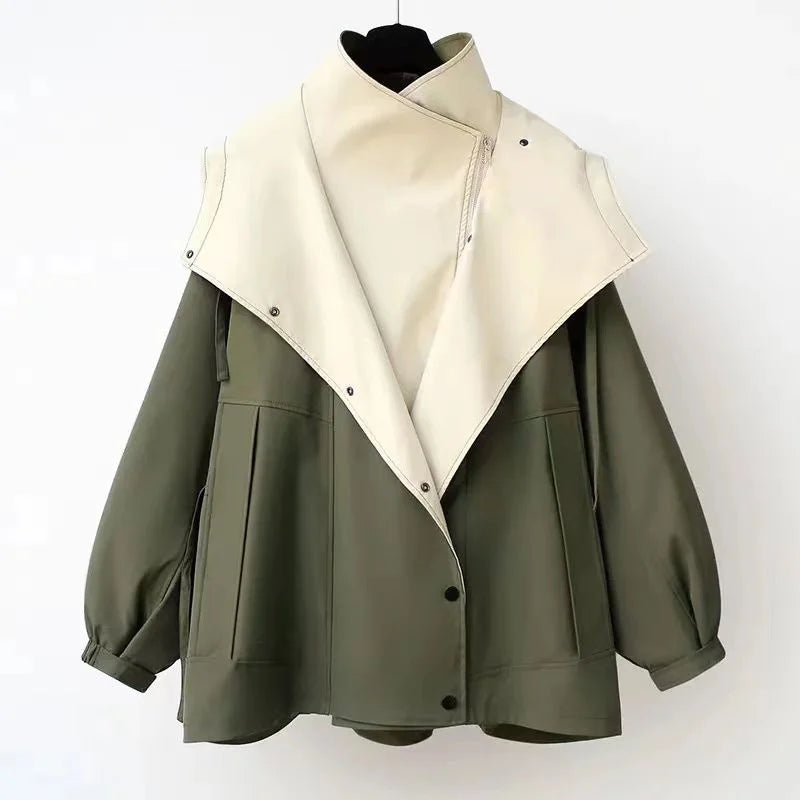Stilla | Oversized Revers-Vind-Trenchcoat