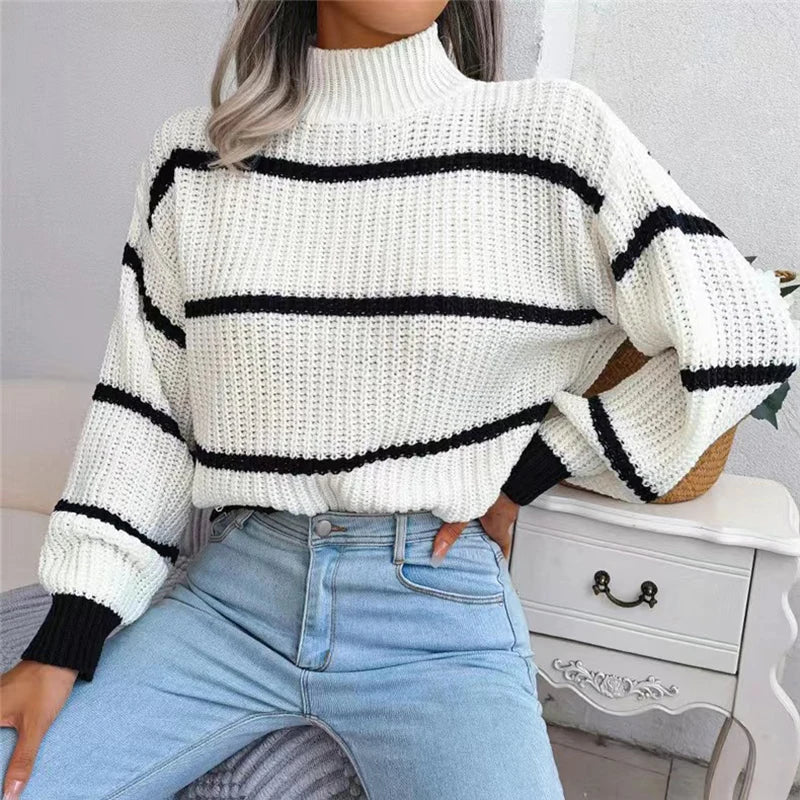 Stilla | Couture-Rullekravepullover med elegant præg