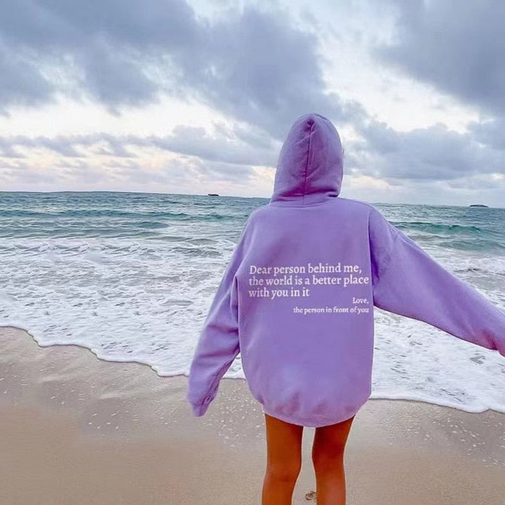 Angel™ - Kærlighed Person bag mig Unisex Hoodie [Sidste Dag Rabat]