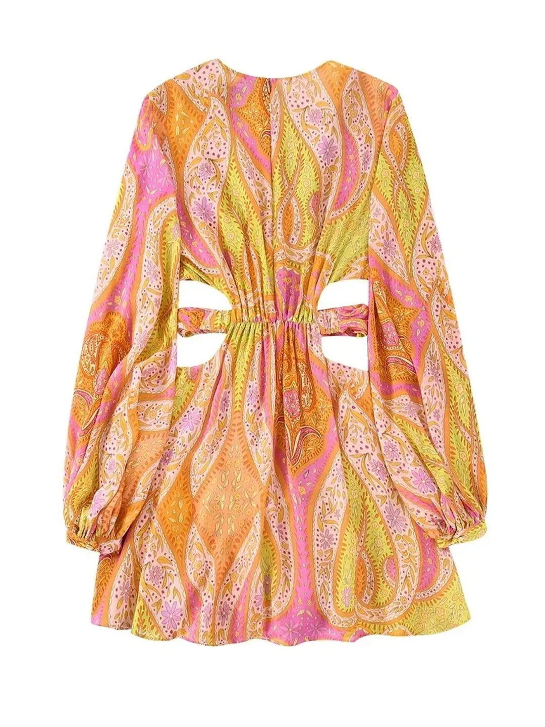 Stilla | Paisley Skater Stil Udskaaret Kjole
