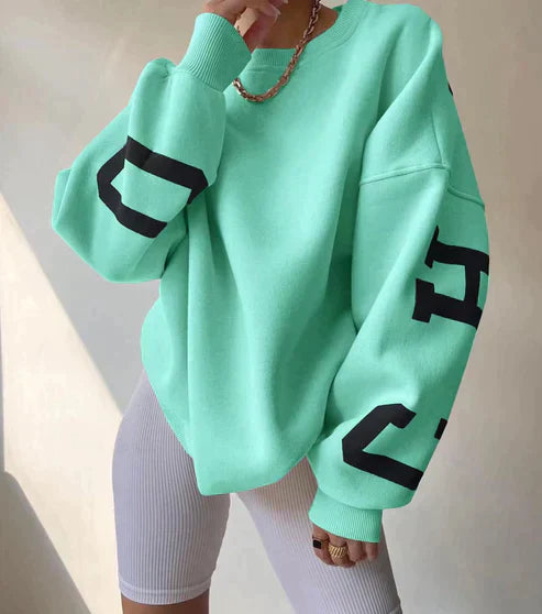 Stilla | Sweatshirts Med Sidelæns Tryk