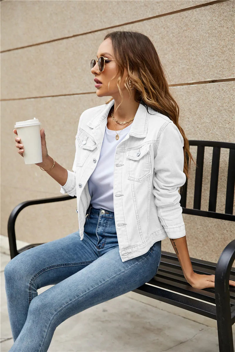 Stilla | Elegant og Moderne Jeansjakke