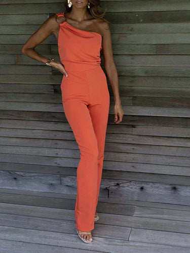 Stilla | Sexy rygfri udenærmet jumpsuit