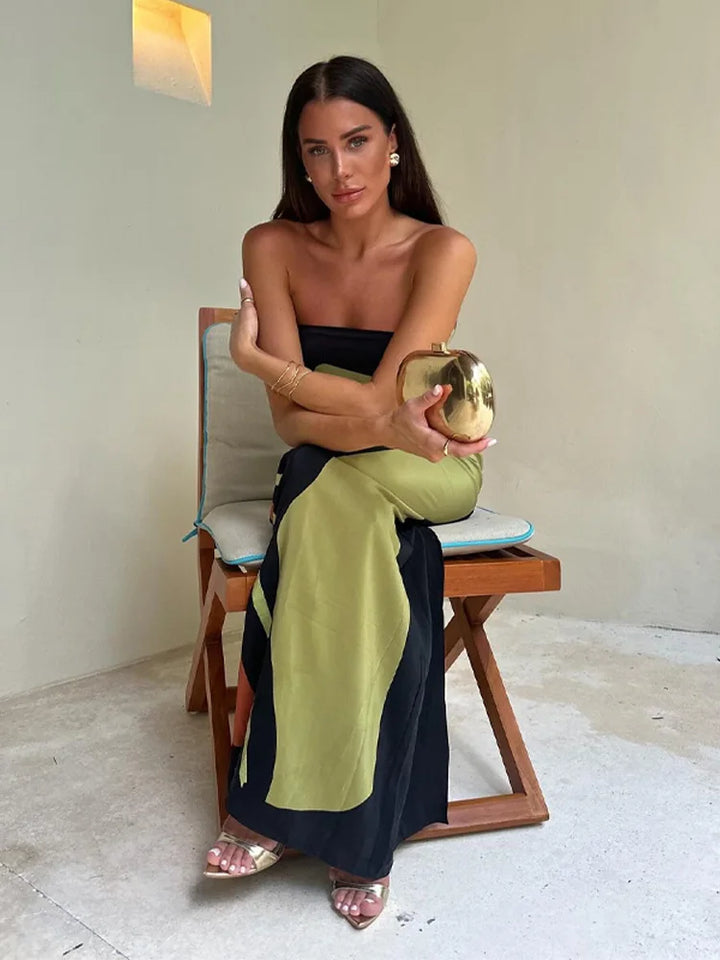 Stilla | Strapless Maxi Kjole