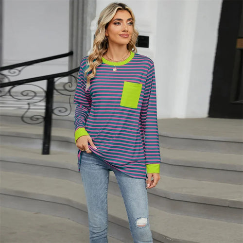 Stilla | Oversize T-shirt med striber