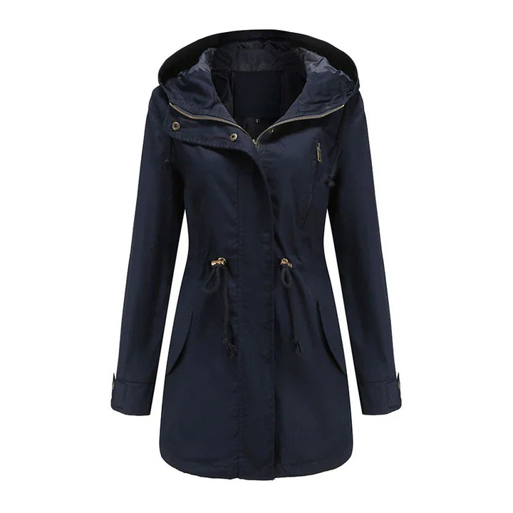 Stilla | Trenchcoat med hætte