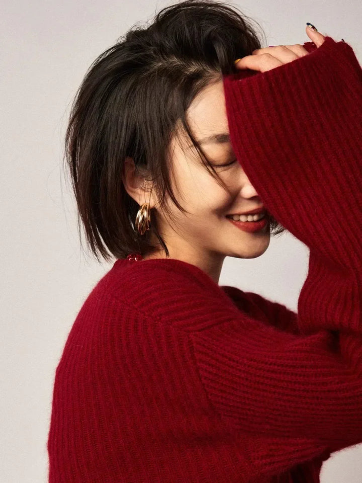 Stilla | Fin strikpullover Elegant