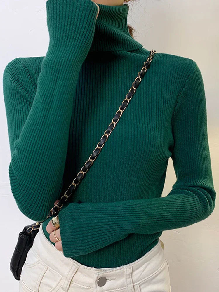 Stilla | Margareta Rullekrave-strikpullover