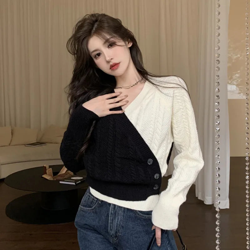 Stilla | Trendy strikpullover Look