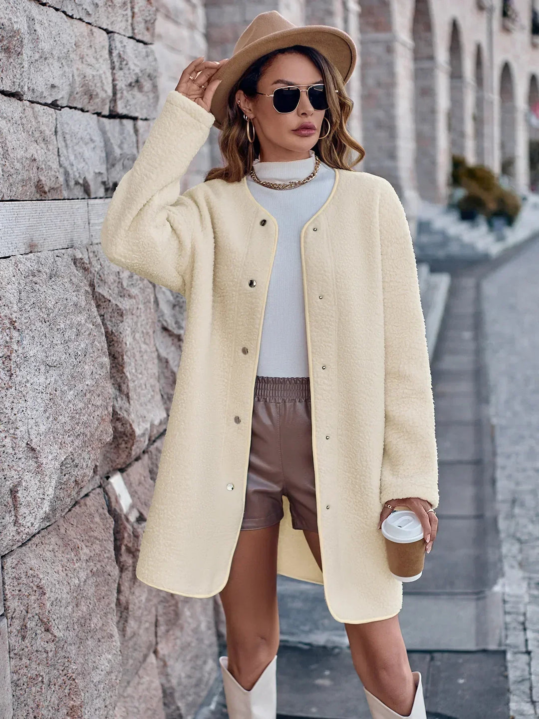 Stilla | Vintage Cape med lang snit