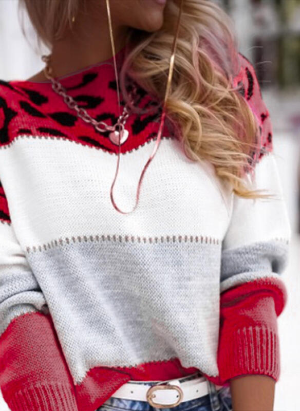 Stilla | Pullover farvegradient kvinder koreansk vintage mode