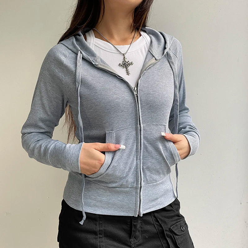 Stilla | Fritids Sweatshirt Med Lynlås Til Damer