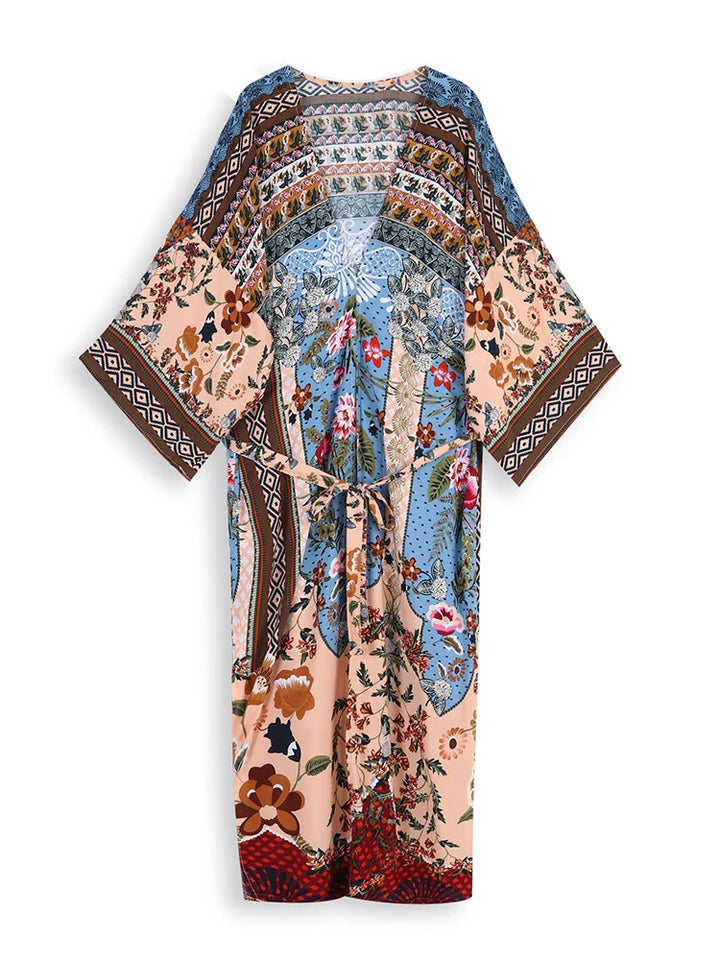Stilla | Bohemian Sommer Kimono Med Farver