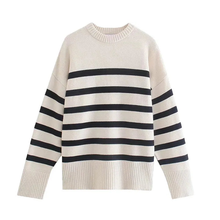 Stilla | Stribet Pullover Sweater
