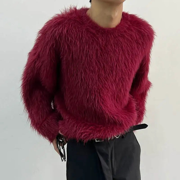 Stilla | Luksus Lange Ærmer Ensfarvet Sweater