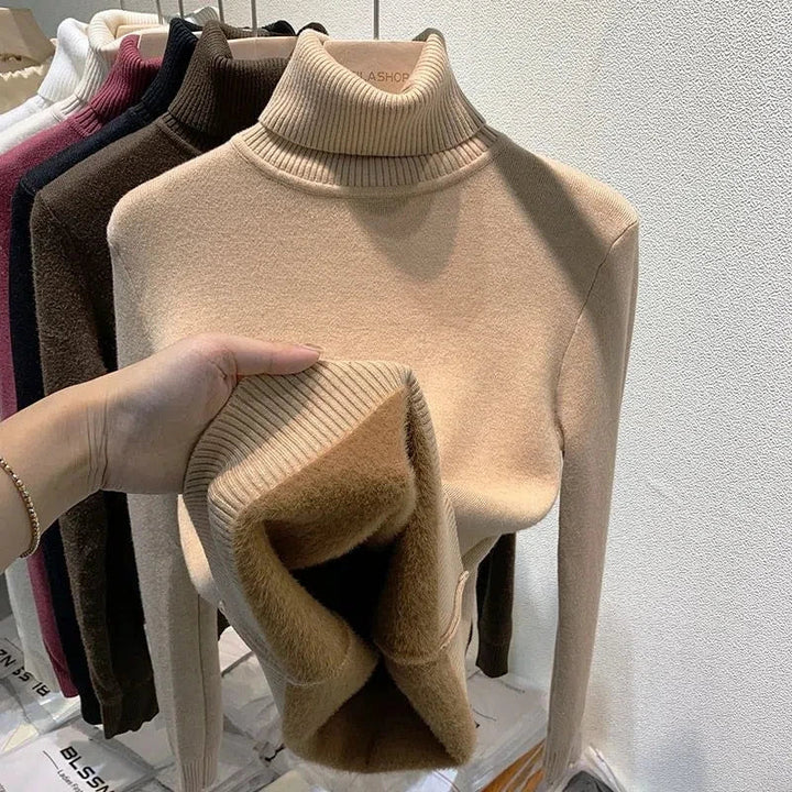 Stilla | Pullover med Rullekrave og Blødt Foder