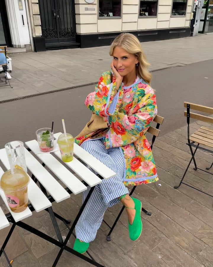 Stilla | Efterårsdrøm Jakke Med Blomstermønster