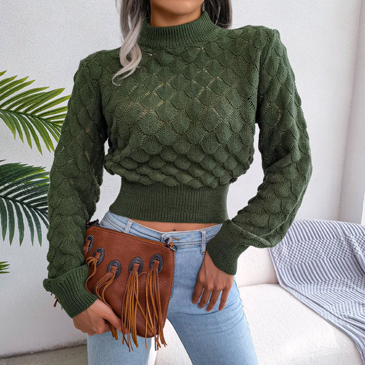 Stilla | Kort sweater af strik til damer