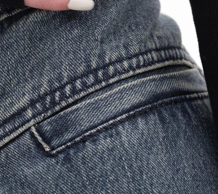 Stilla | Højtaljede Jeans Med Brede Ben