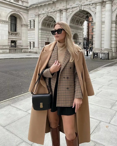 Stilla | Årgang Stil Tjekket Blazer