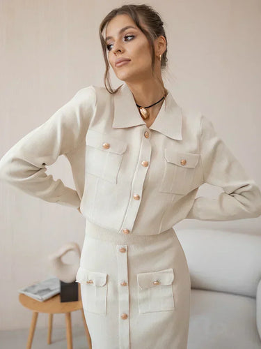 Stilla | Nederdel Blazer Sæt
