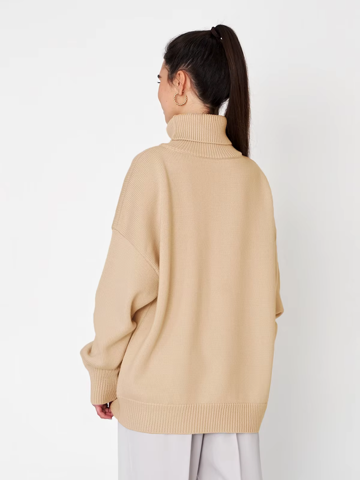 Stilla | S tørremaskinen Oversize-sweater med høj hals