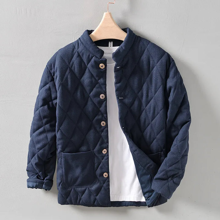 Stilla | Sommersk Jackets til mænd med knapper og rhombusformet quilting