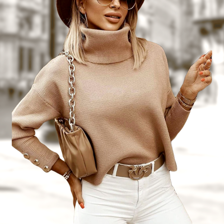 Stilla | Stilfuld og varm rullekrave sweater